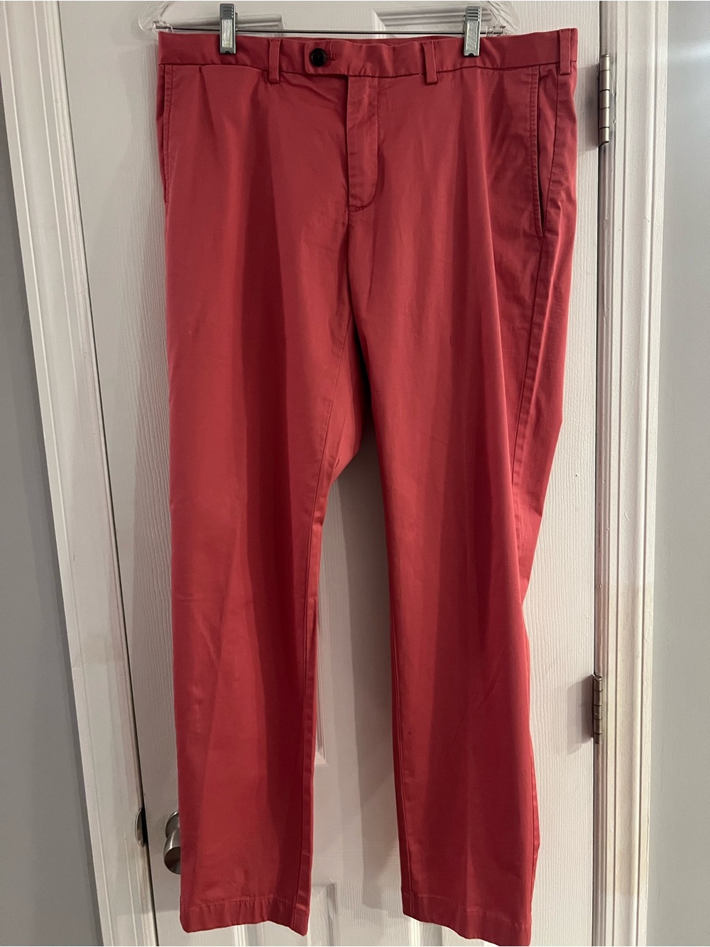 Men's Brooks Brothers Red Fleece Collection Coral Chino Pants -Straight Fit